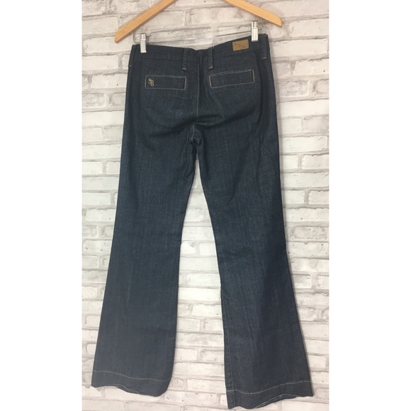See Thru Soul wide leg blue jeans size 25 - Picture 2 of 9